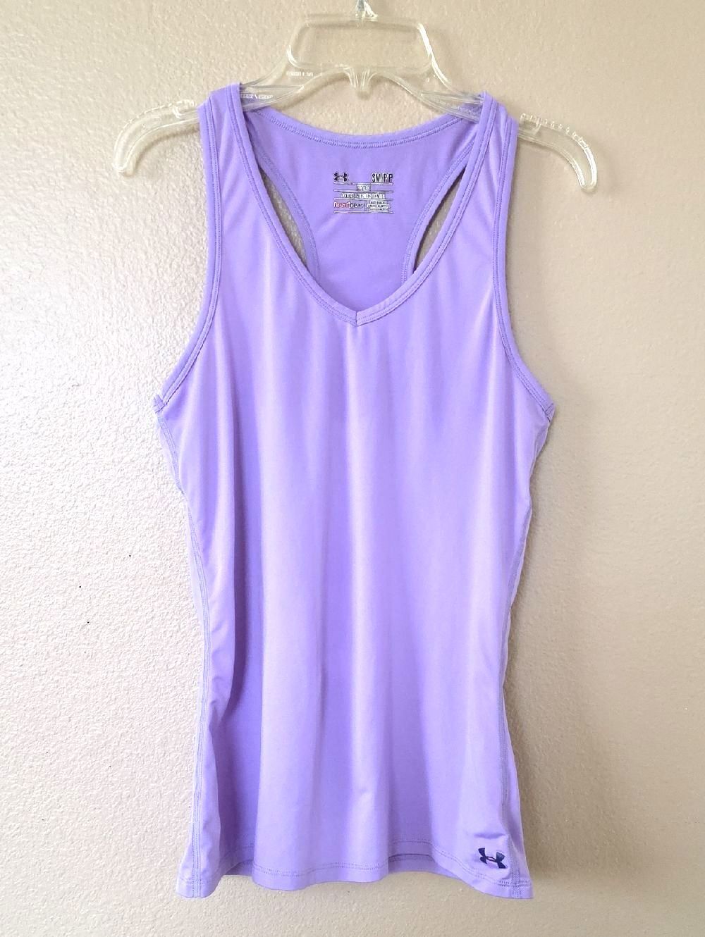 Under Armour Womens HeatGear Fitted Armour Racer Tank Top - Size Small